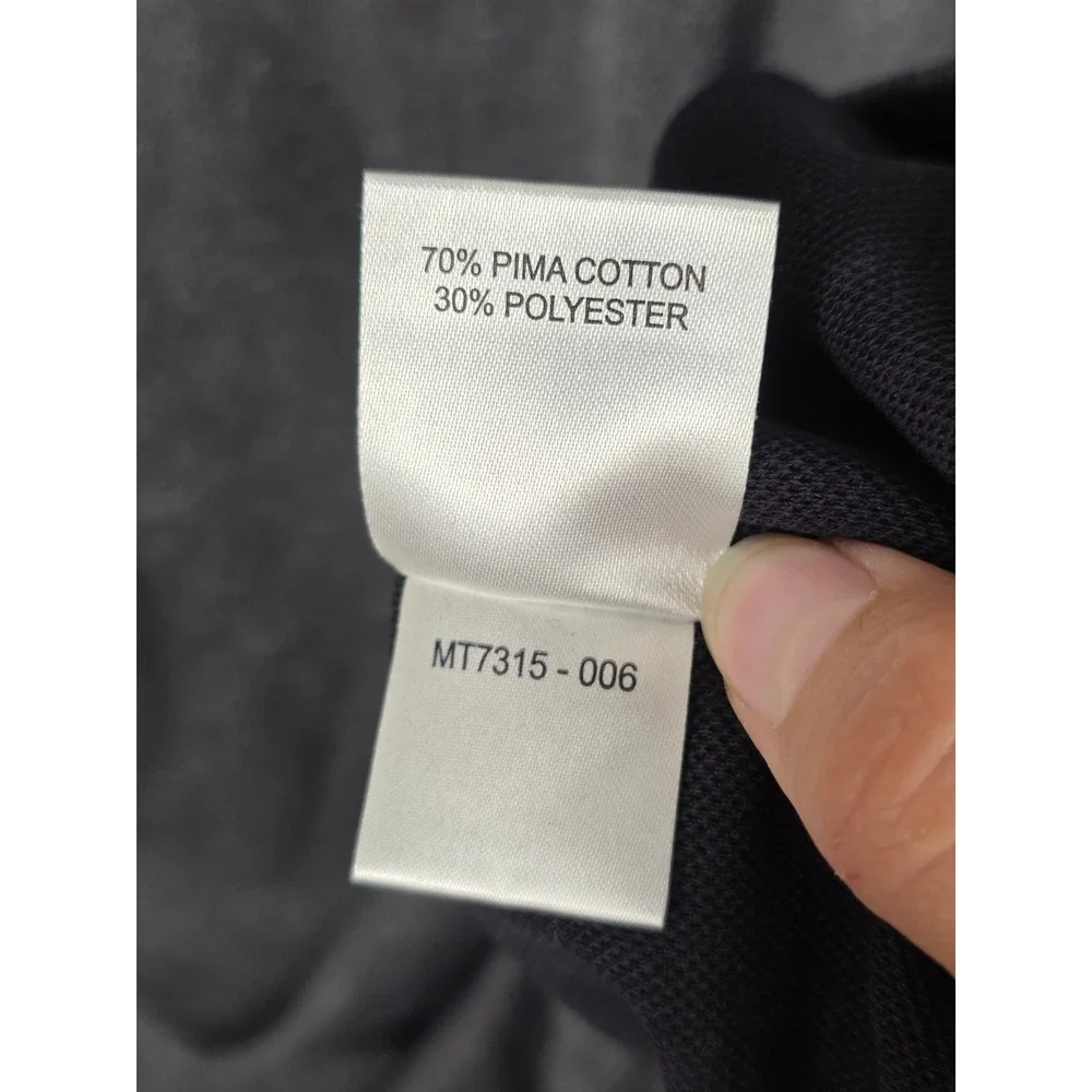 Masters Tech Mens Large Gray Heather Pima Cotton Quarter Zip Pullover MT7315-006